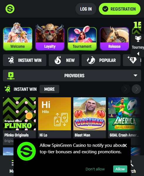 SpinGreen Casino